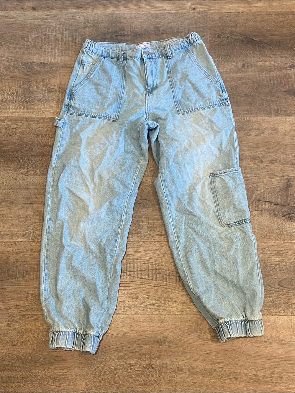 Forever 21 Denim Jean High Rise Barrel JoggerJeans Womens 28